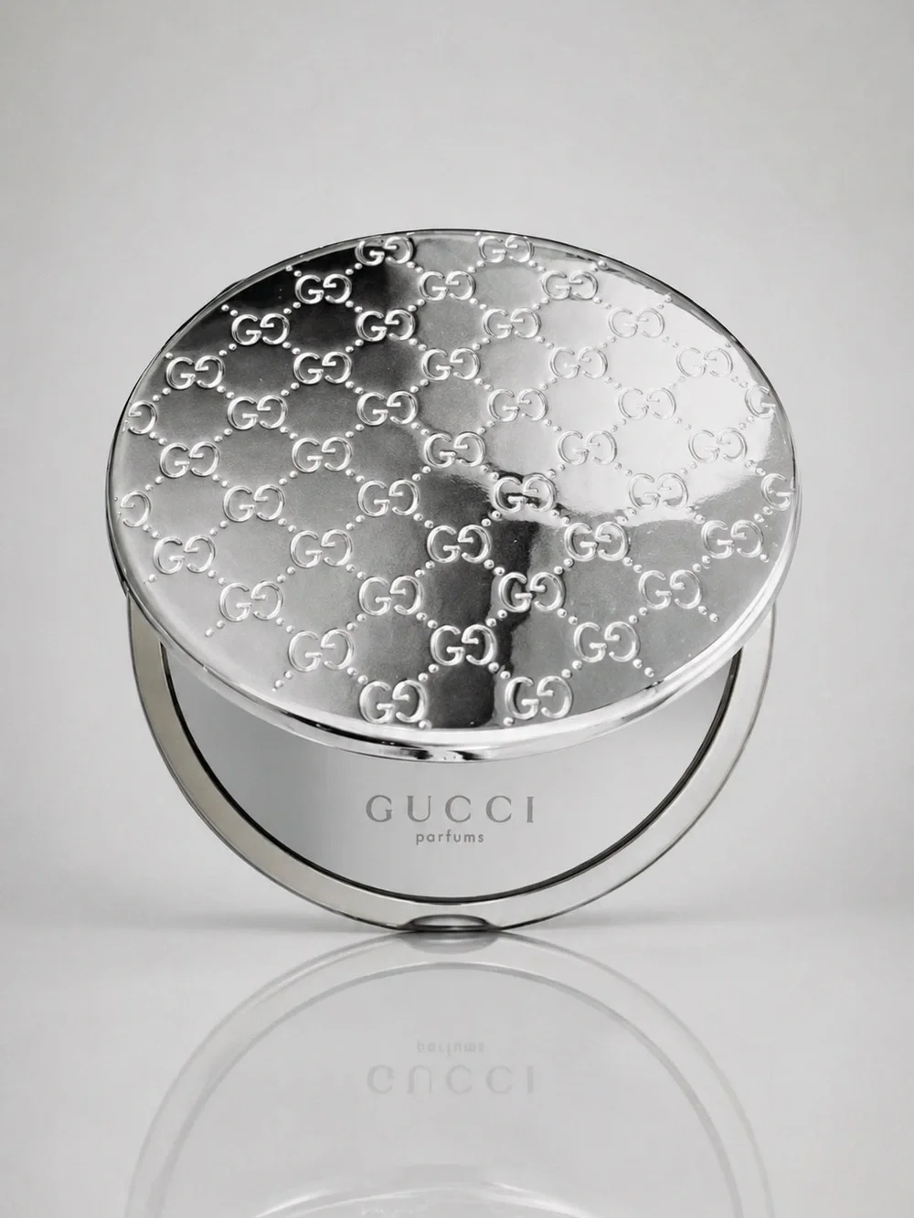 Gucci Beauty GG Monogram Compact Mirror VIP Gift w/ Box & Dust Bag